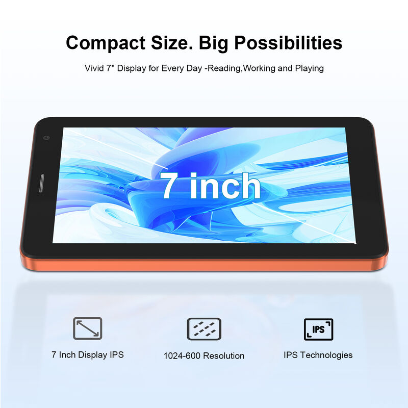 C fikir 7 Inch Android Akıllı Tabletler 8+256GB 8*CortexTm-A53 WiFi Tablet HD Dokunmatik Ekran CM517 hava