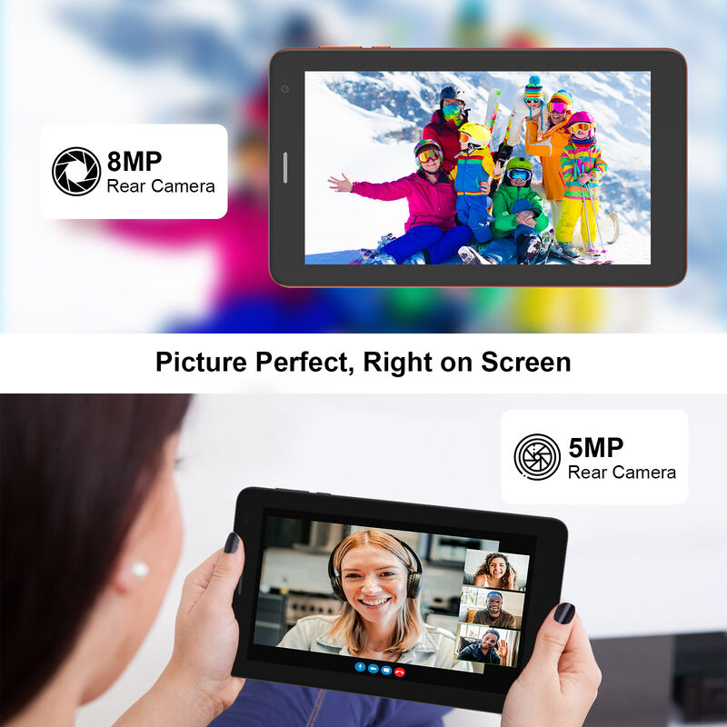 C fikir 7 Inch Android Akıllı Tabletler 8+256GB 8*CortexTm-A53 WiFi Tablet HD Dokunmatik Ekran CM517 hava