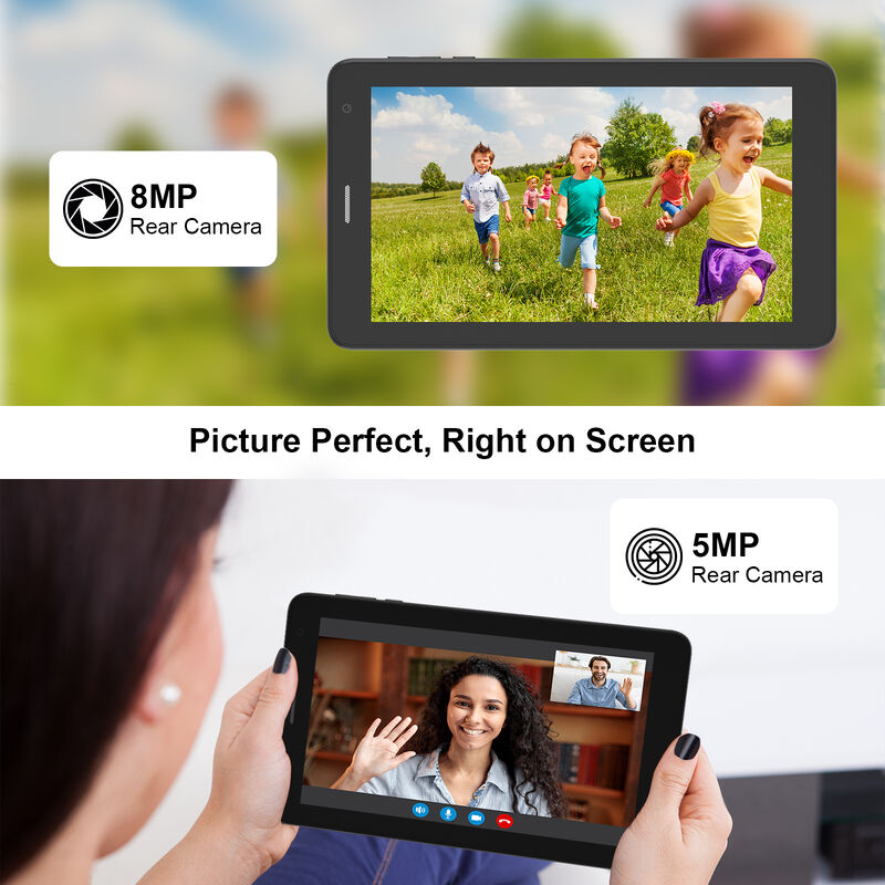 C fikir 7 Inch Android Akıllı Tabletler 8+256GB 8*CortexTm-A53 WiFi Tablet HD Dokunmatik Ekran CM517 hava