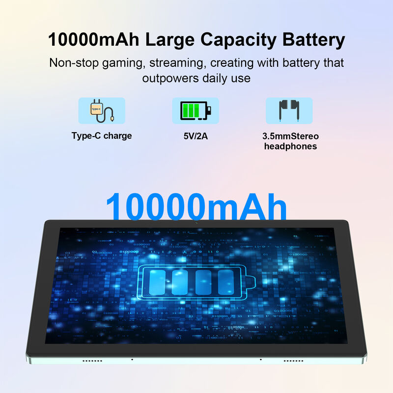 C Idea 10 inç Android Tablet Snapdragon CPU ve Klavye ile Öğrenci için CM9000ultra Yeşil