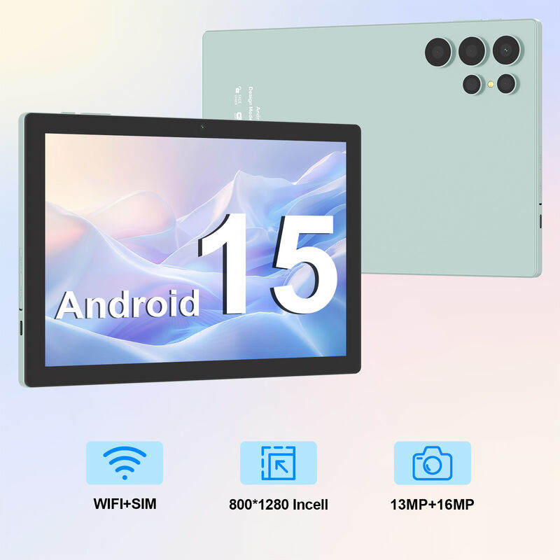 C Idea 10 inç Android Tablet Snapdragon CPU ve Klavye ile Öğrenci için CM9000ultra Yeşil