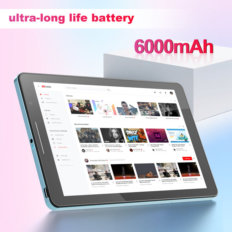 C Idea 8.68 Inch Tablet PC Android 16 Wi-Fi Kapasitif Ekran Çözünürlüğü Çift Kamera Eğlence ve İş Kullanımı CM936 (Mavi)