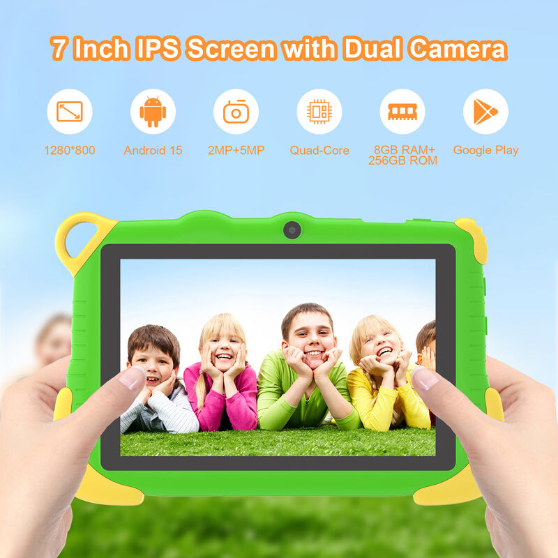 C idea Öğrenciler İçin Taşınabilir Eğitim Tableti 8 GB RAM 256 GB ROM Uzun Pil Ömrü CM78-Green