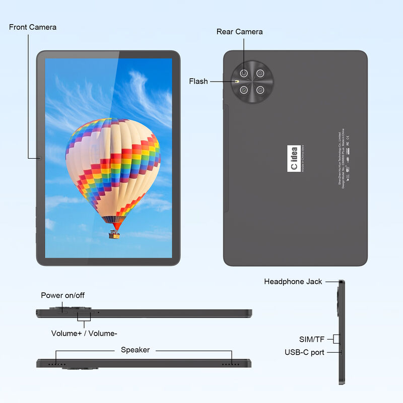 C fikir Faktör CM8800 Artı 10.1 Inç HD Ekran Android Sistemi 8GB + 1TB Büyük Depolama Yetişkinler Fare Klavye ile Tablet PC