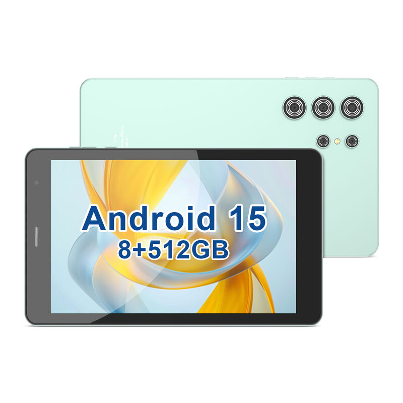 C Idea 8 Inç WiFi Tablet 8+512GB Depolama Octa Core İşlemci 1280x800 HD IPS Dokunmatik Ekran CM826 Ultra Yeşil