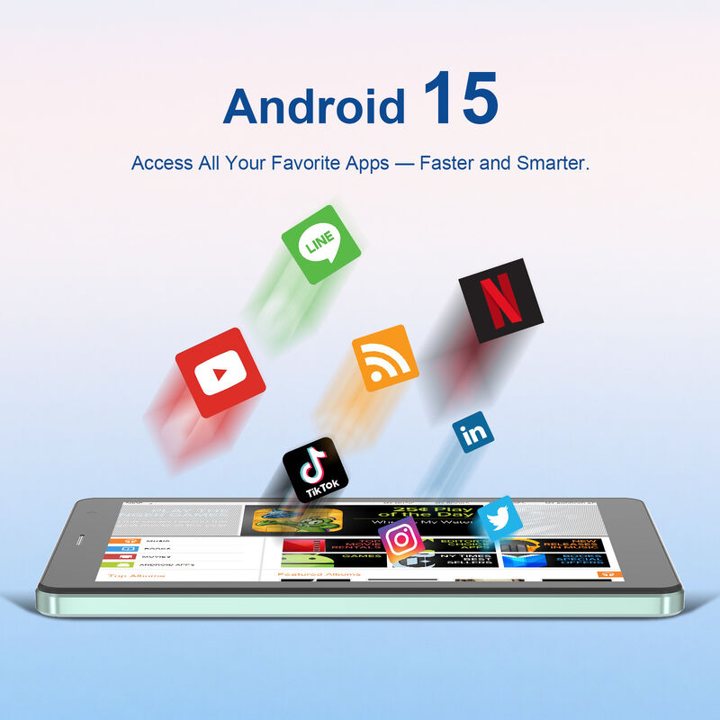 C Idea 8 Inç WiFi Tablet 8+512GB Depolama Octa Core İşlemci 1280x800 HD IPS Dokunmatik Ekran CM826 Ultra Yeşil