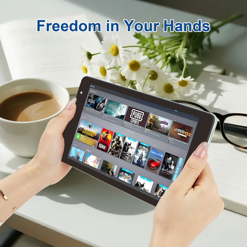 C Idea 8 Inç WiFi Tablet 8+512GB Depolama Octa Core İşlemci 1280x800 HD IPS Dokunmatik Ekran CM826 Ultra Yeşil