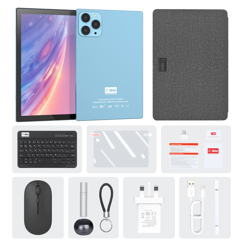 C fikir Fabrika 10.1 Inç HD Ekran Android Sistemi 8GB + 1TB Büyük Depolama Yetişkinler Tablet PC CM8700 Plus