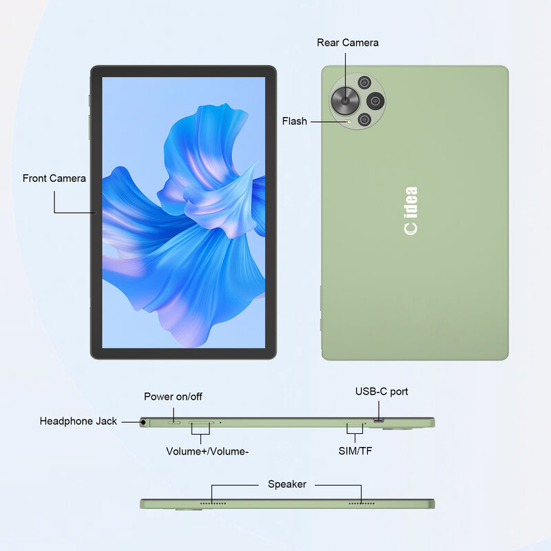 C Idea 10.36 Inç 2K Ekranlı Tablet PC Android 16 Octa Core Keyboard ve Stand İşletme Tablet (R1036)